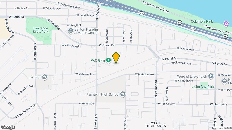 912 N Cleveland St, Unit C Map and Location Details