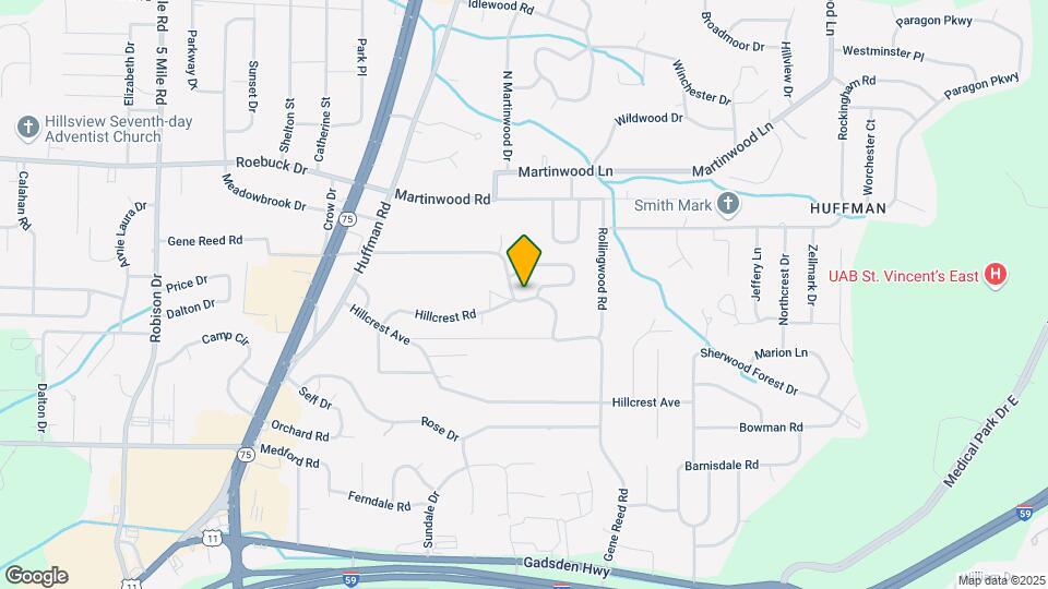 820 Gene Reed Rd Map and Location Details