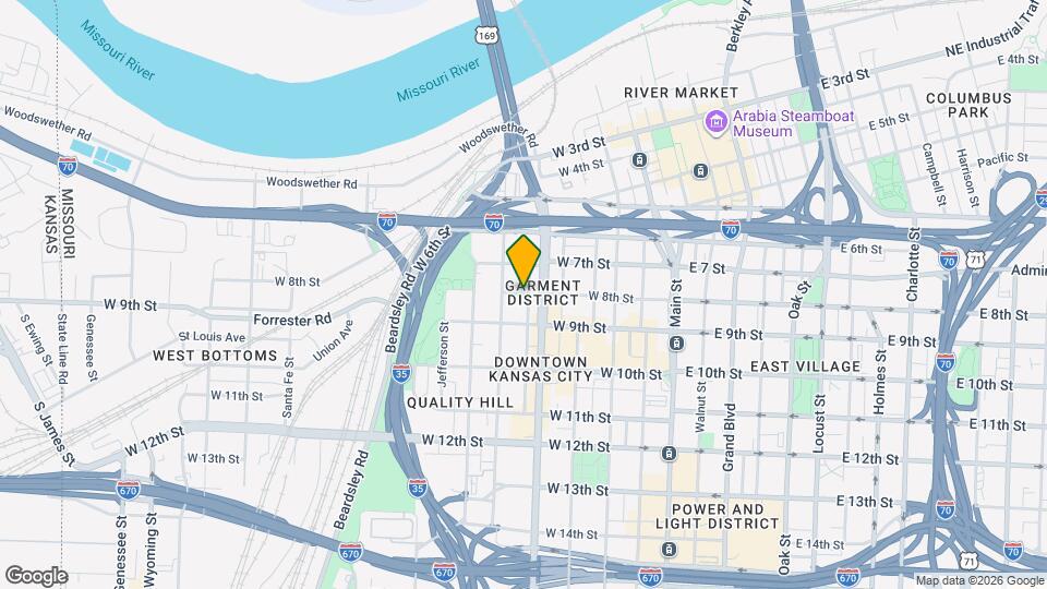 Soho West Loft Apartments Map and Location Details
