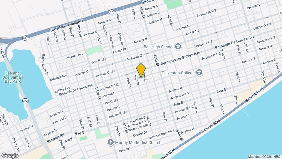 4715 Avenue P 1/2 Map and Location Details
