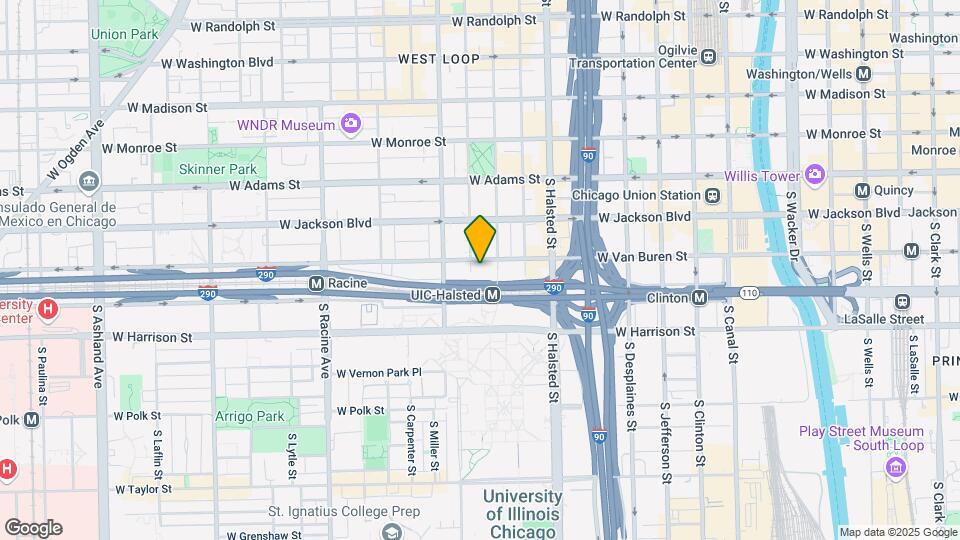 913 W Van Buren St Map and Location Details