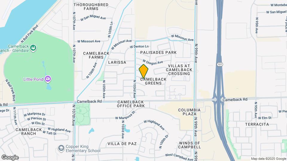 10235 W Medlock Dr Map and Location Details