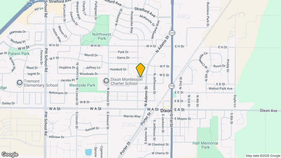 460 N Washington St Map and Location Details