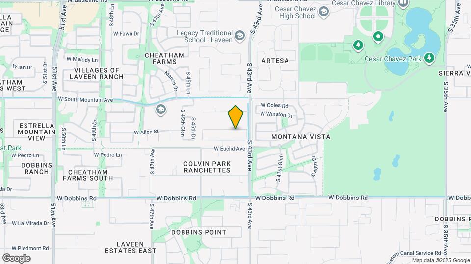 4343 W Allen St Mapa y Detalles de la Ubicación