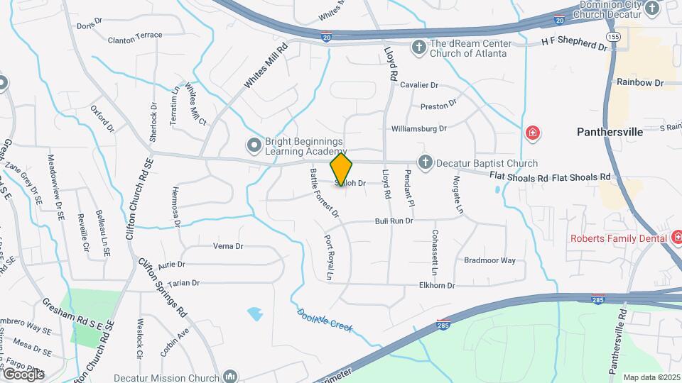 2821 Petersburg Ct Map and Location Details