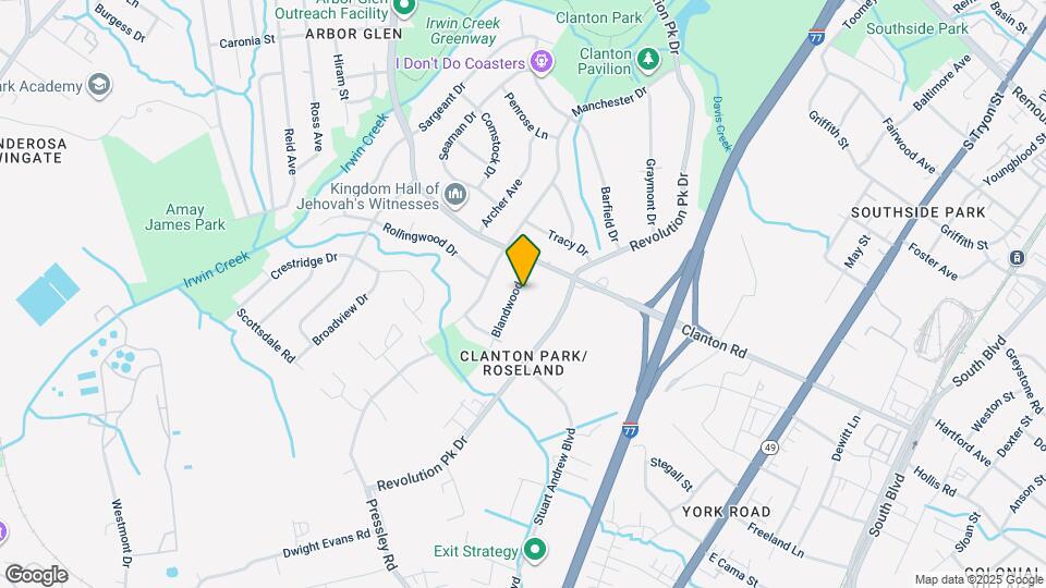 3733 Blandwood Dr Mapa y Detalles de la Ubicación