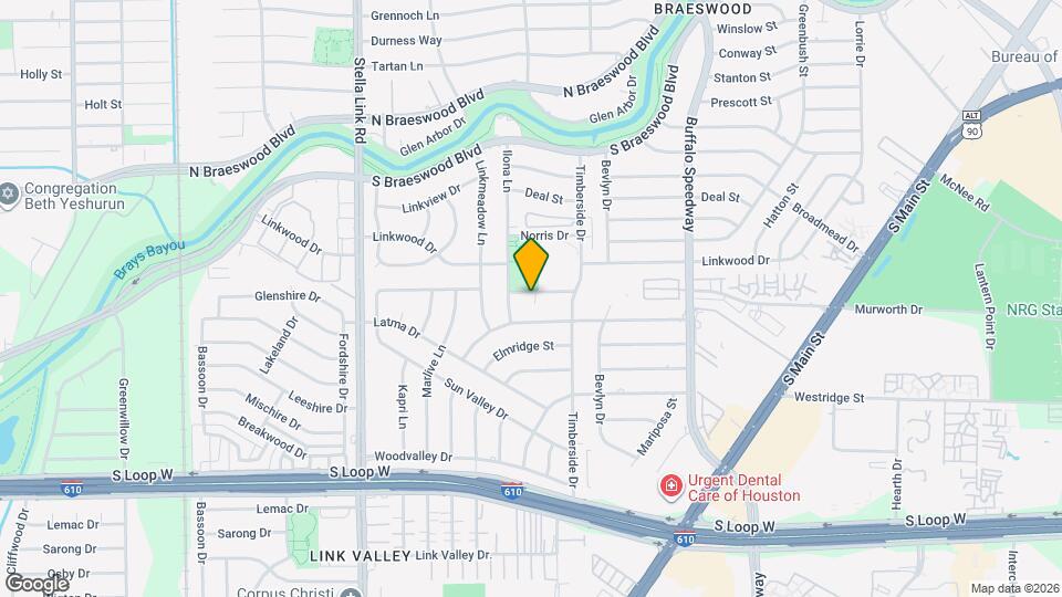 3615 Murworth Dr Map and Location Details