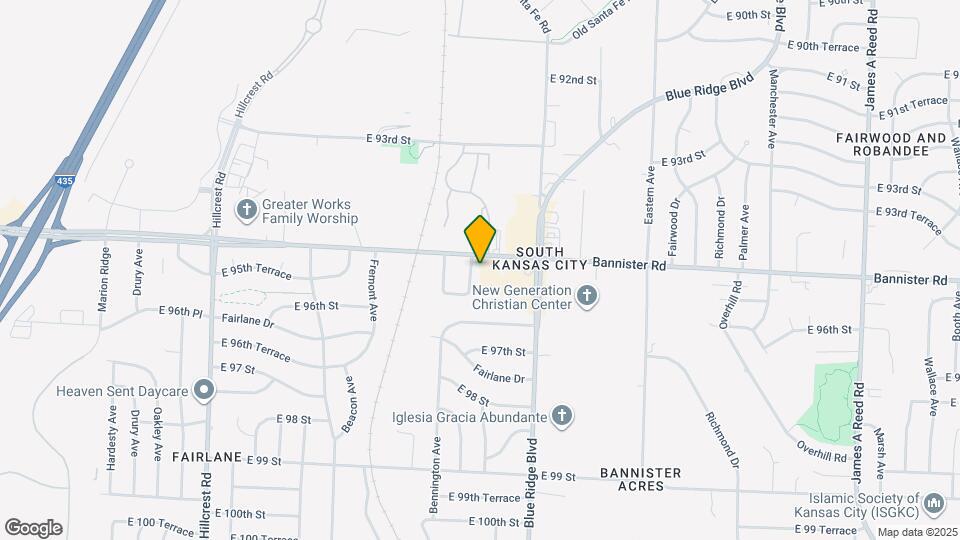 9505 Newton Ave Map and Location Details