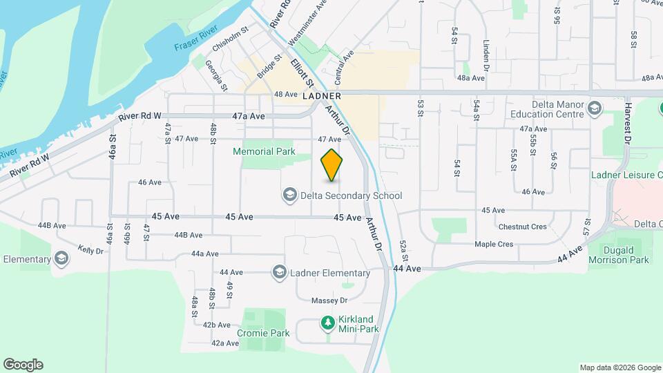 4603 Evergreen Ln Map and Location Details