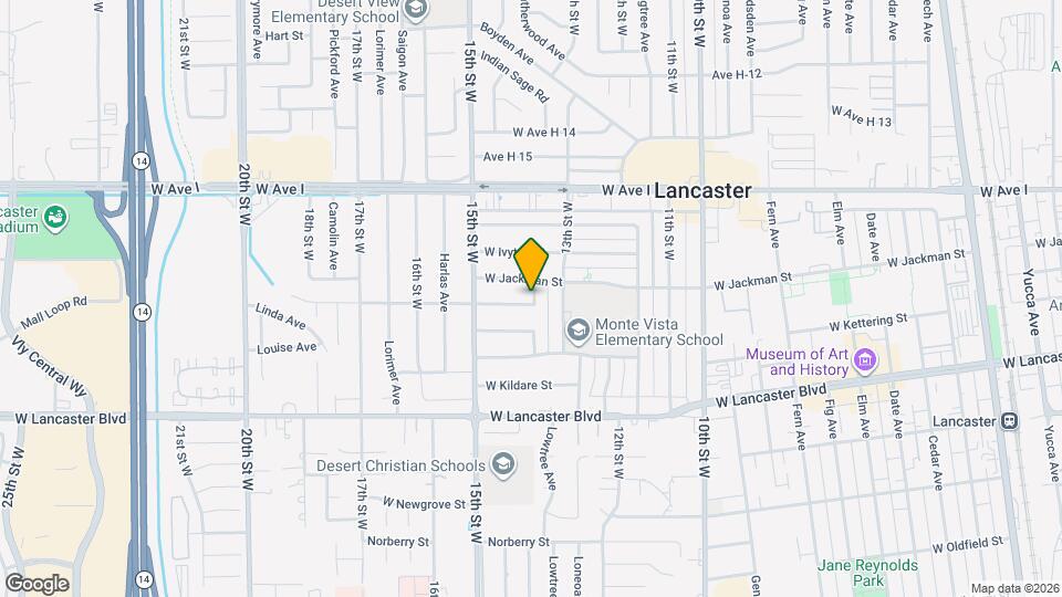 1365 Jenner St Map and Location Details
