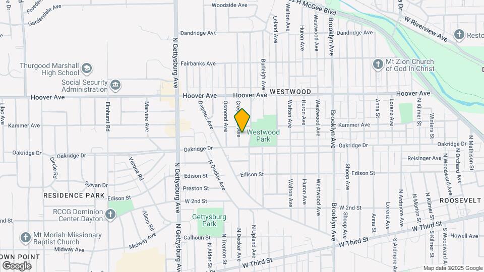 524 Crestmore Ave Map and Location Details