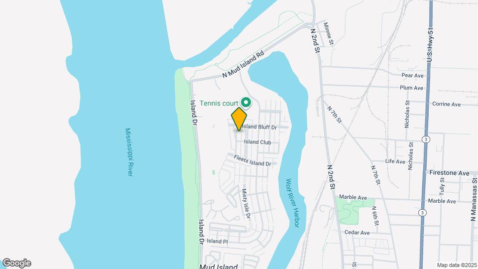 1366 Island Shore Dr Map and Location Details