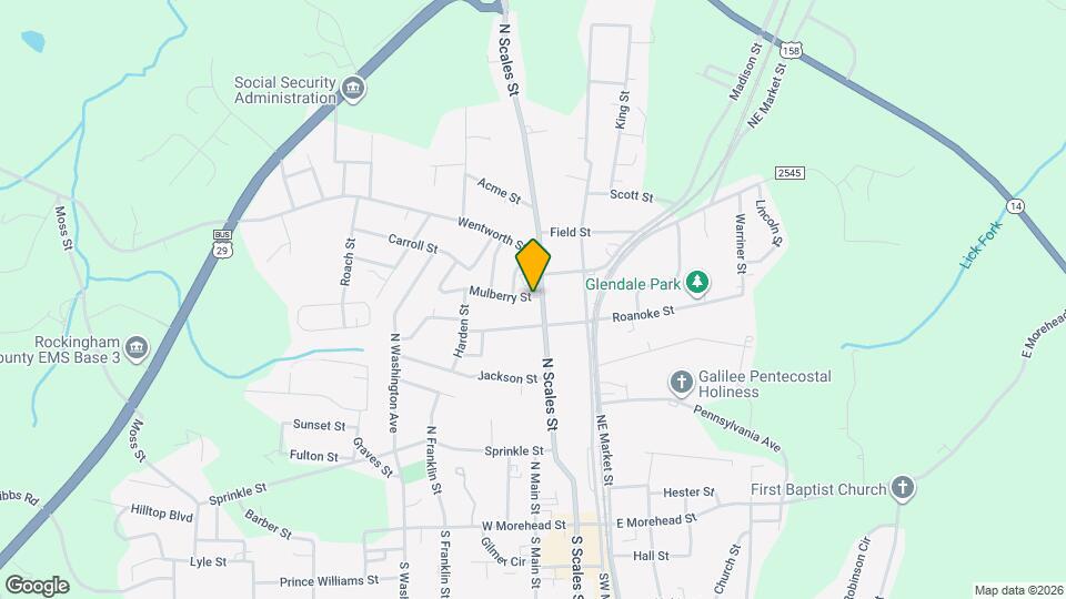 528 N Scales St Map and Location Details