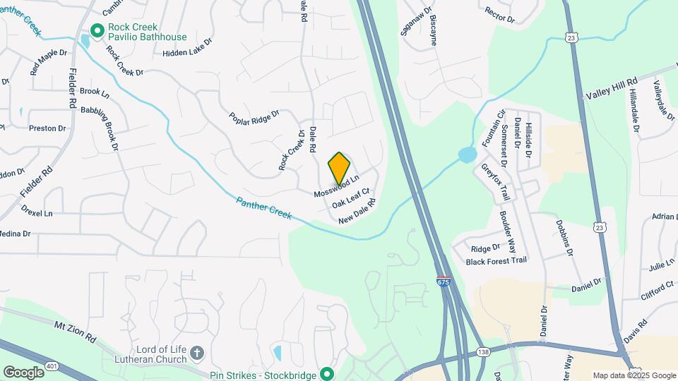 3509 Mosswood Ln Map and Location Details