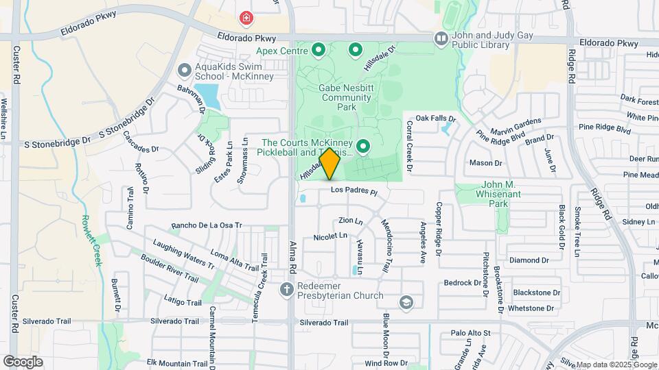 7320 Los Padres Pl Map and Location Details