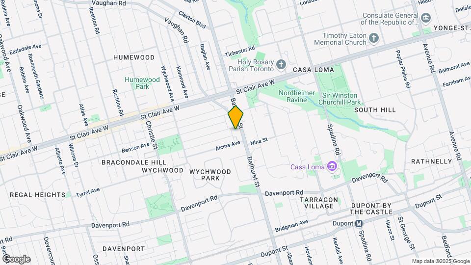 1400 Bathurst St Map and Location Details