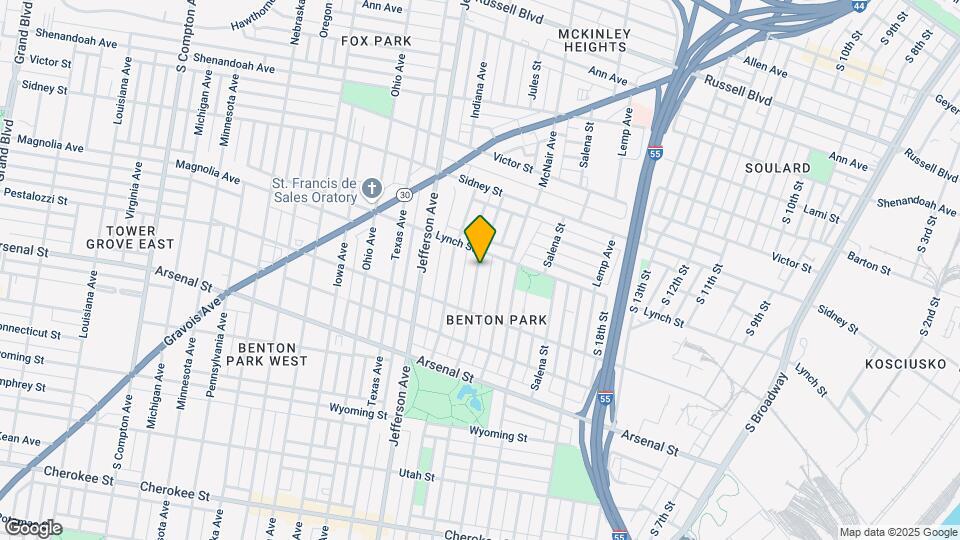 906 Russell Blvd Mapa y Detalles de la Ubicación