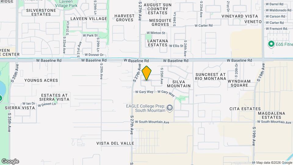 2611 W Fawn Dr Map and Location Details