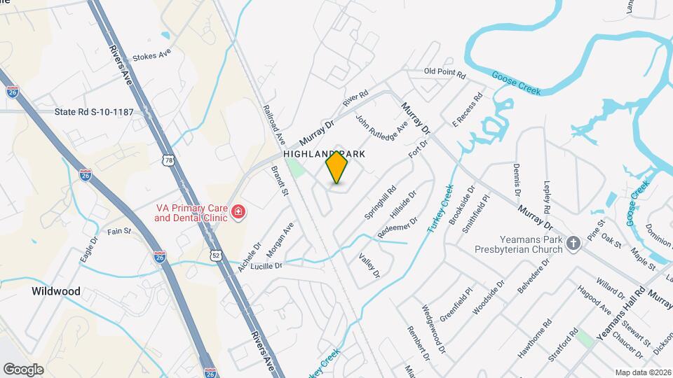 1216 Eastwood Ave Map and Location Details