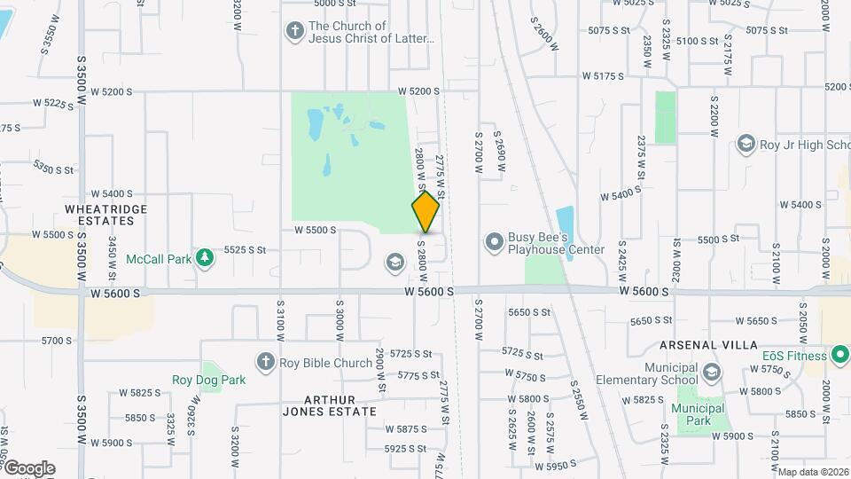 2799 W 5500 S Map and Location Details