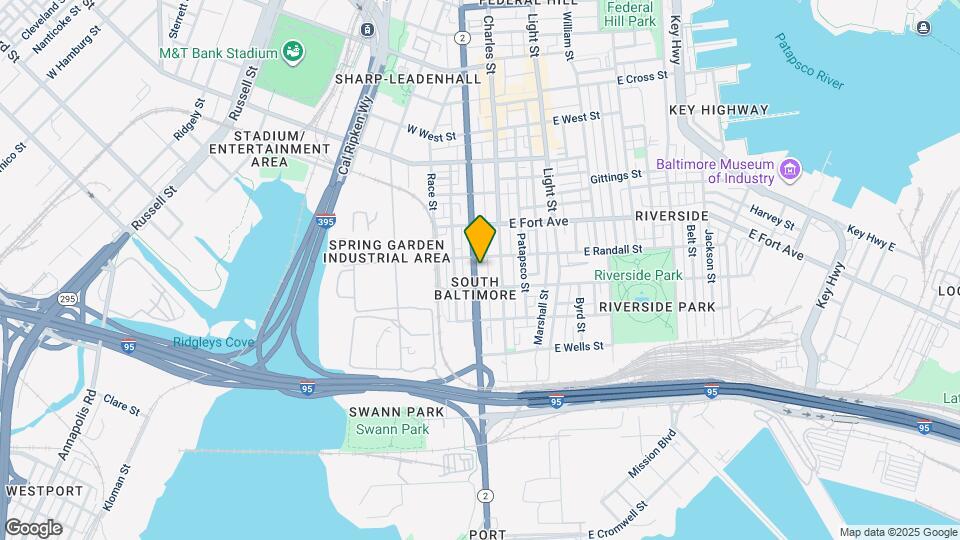 1619 S Hanover St Map and Location Details