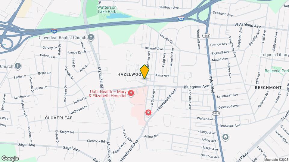 4178 Churchman Ave Map and Location Details