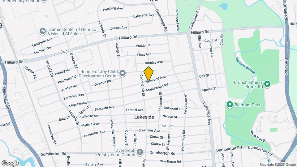 2517 Kenwood Ave Mapa y Detalles de la Ubicación