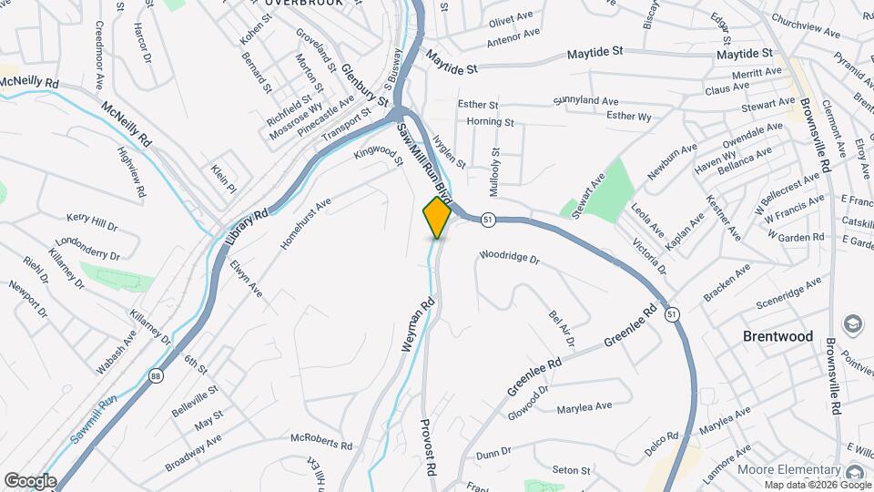 210 Provost Rd Map and Location Details