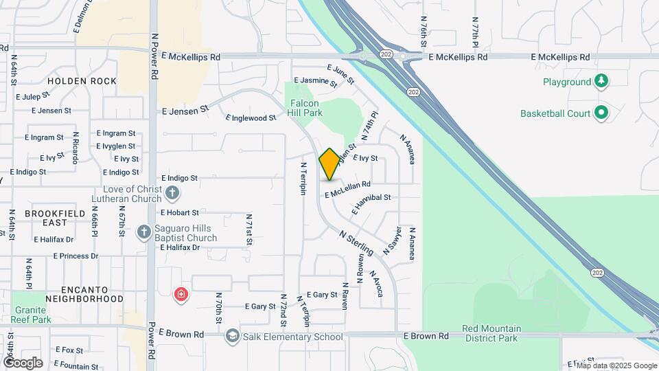 7323 E Indigo St Map and Location Details