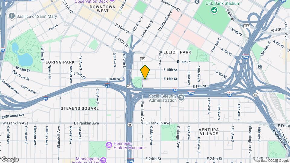1605 Portland Ave Map and Location Details