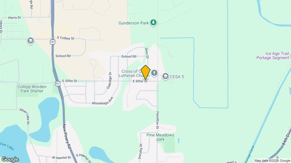 554 E Slifer St Map and Location Details