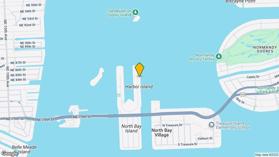 Modern Waterfront Condo Building Mapa y Detalles de la Ubicación