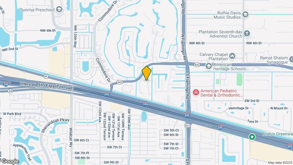 141 SW 127th Terrace Map and Location Details