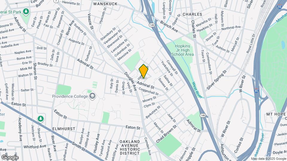 8 Tappan St Map and Location Details