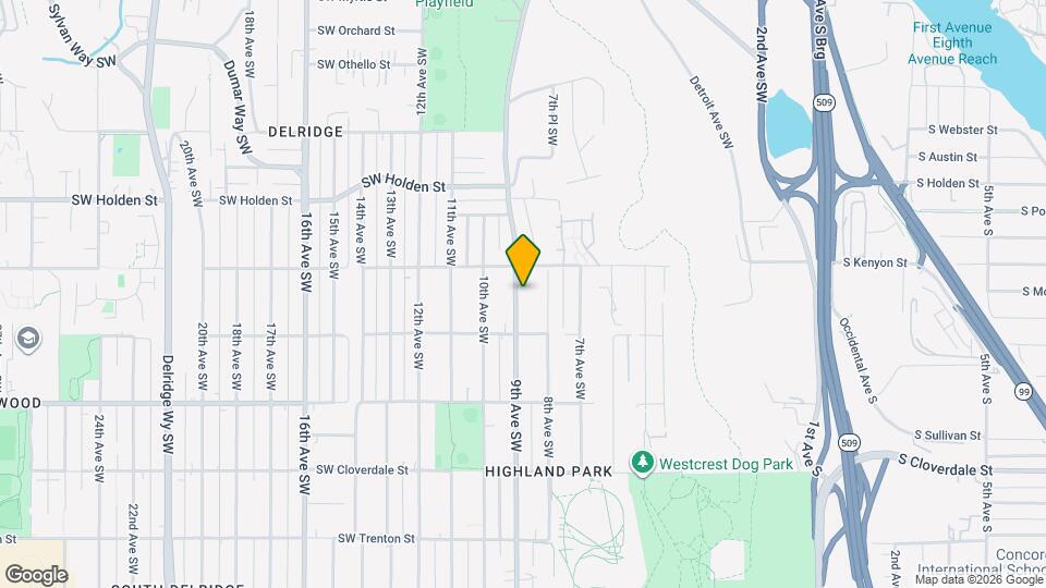 7922 9th Ave SW Map and Location Details