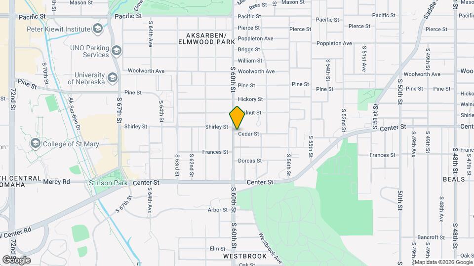 1831 S 60th St Map and Location Details