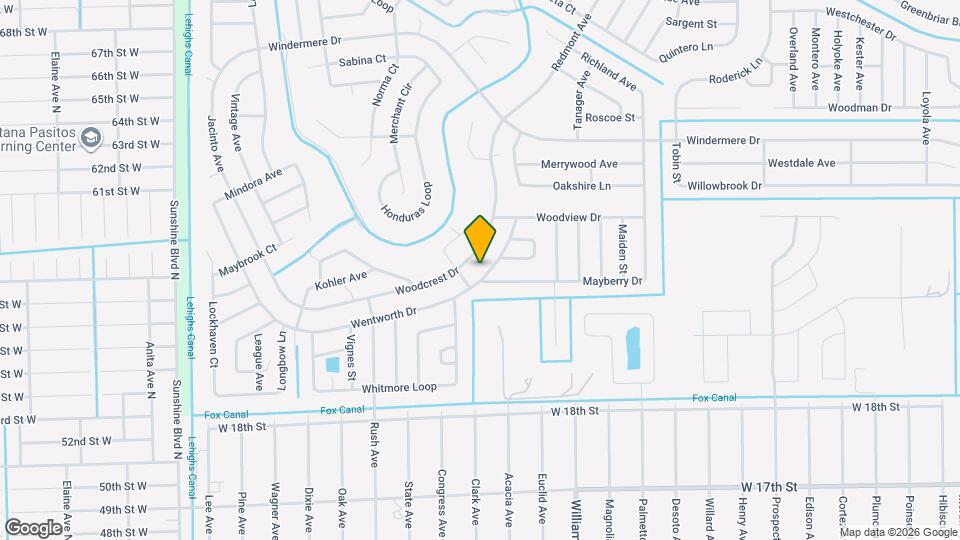 650 Wentworth Dr Map and Location Details