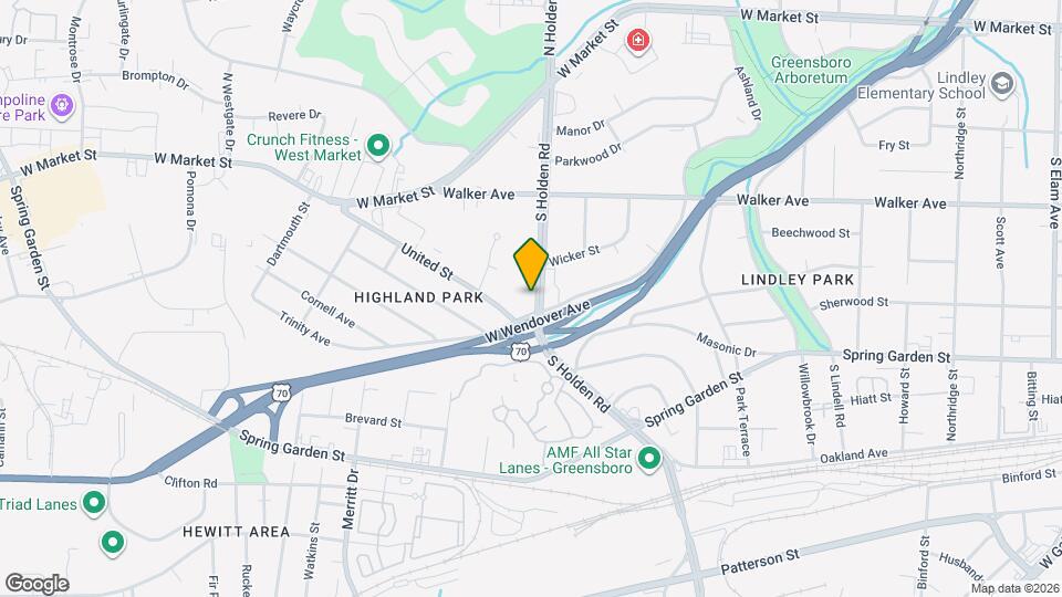 616 S Holden Rd Map and Location Details