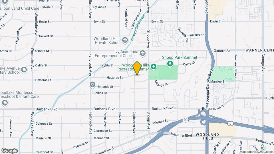 22450 Hatteras St Mapa y Detalles de la Ubicación
