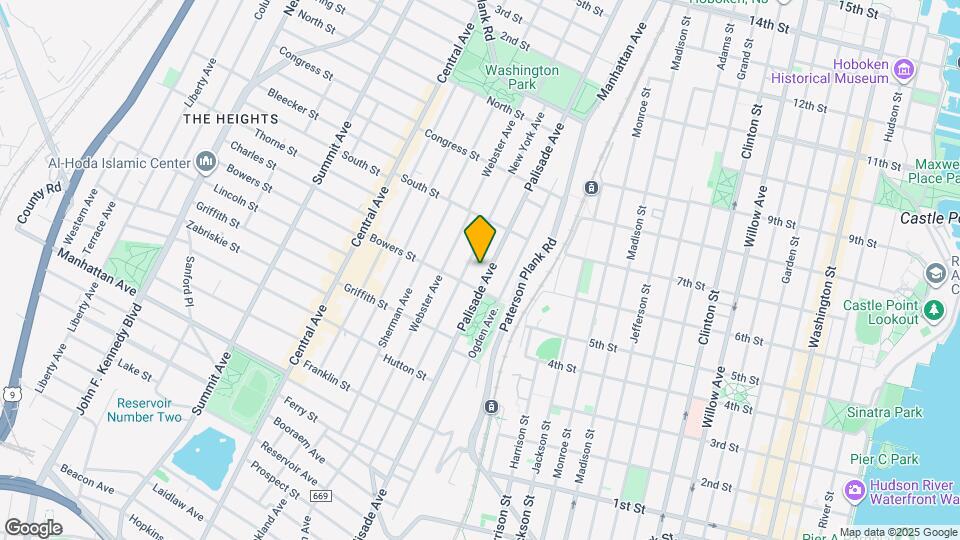 513 Palisade Ave Map and Location Details