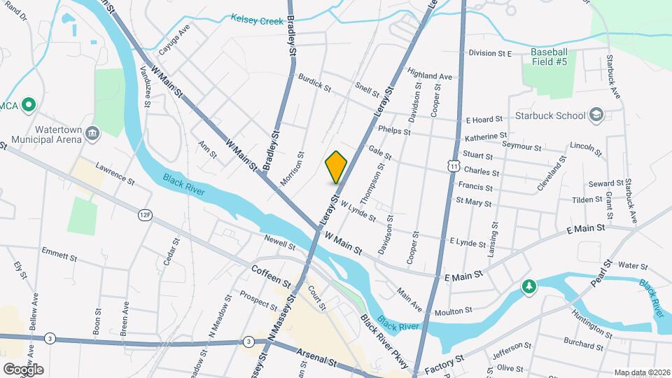 615 Leray St Map and Location Details