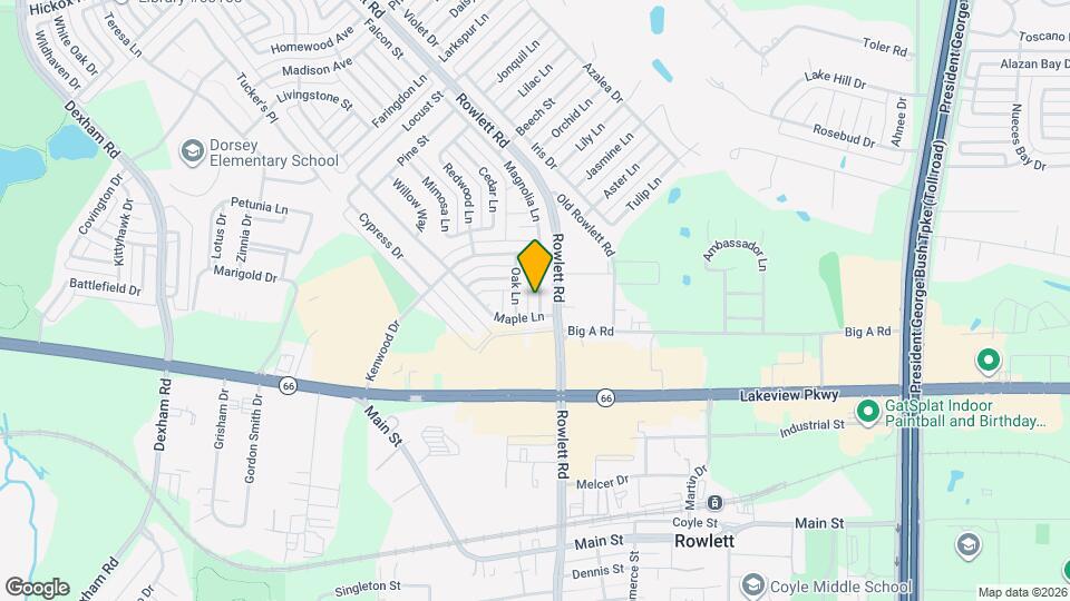 5602 Magnolia Ln Map and Location Details