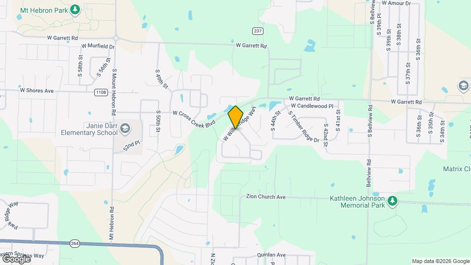 6600 Willowridge Ln Map and Location Details
