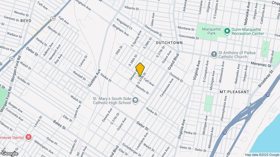 3704 Taft Ave Map and Location Details