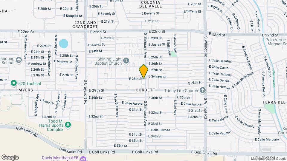 1800 South Sahuara Avenue Apartments Map and Location Details