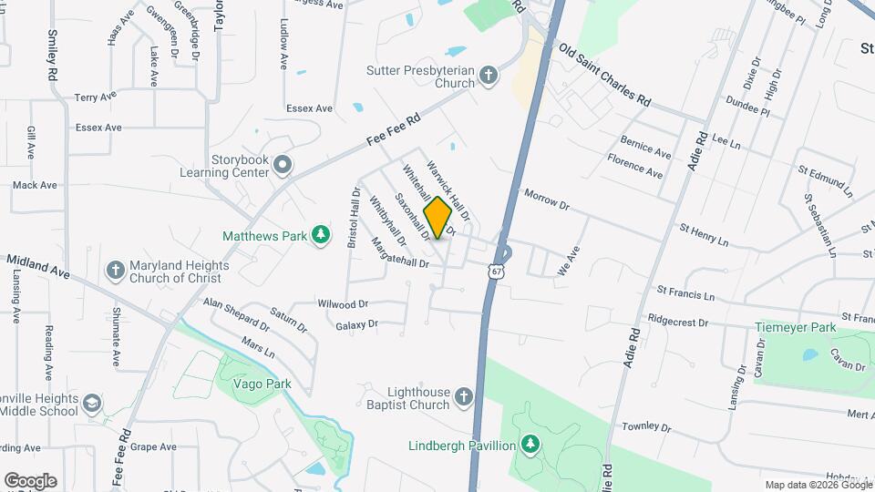 10952 Saxonhall Dr Map and Location Details