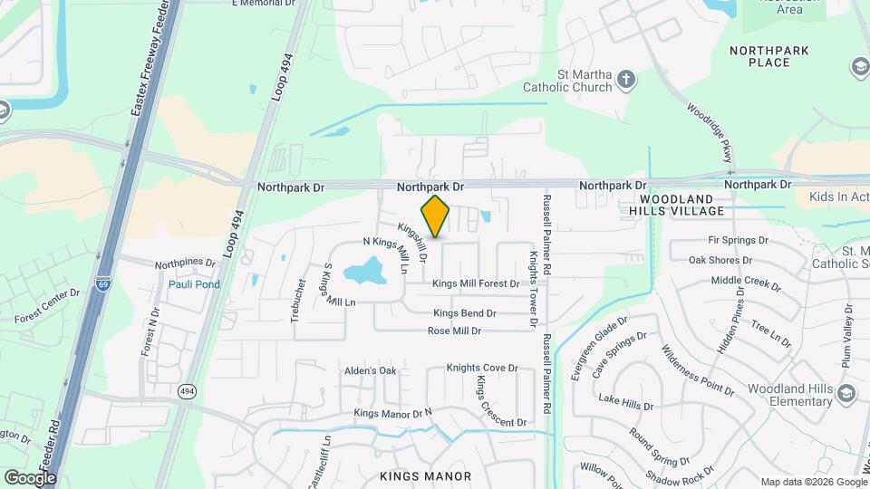 26004 Castle Meadow Ln Map and Location Details