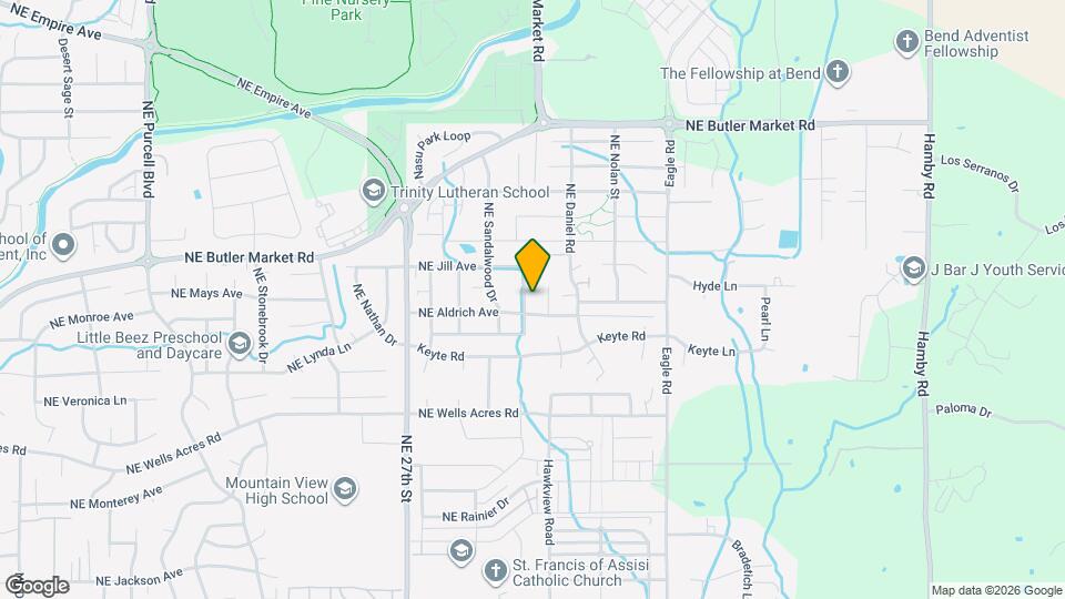 3218 Northeast Spring Creek Place Map and Location Details