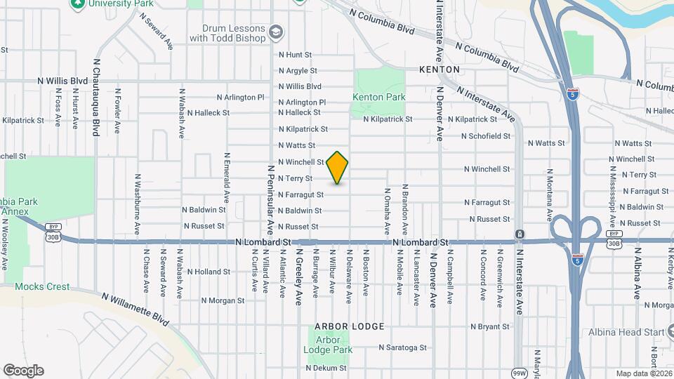 2531 N Farragut St Mapa y Detalles de la Ubicación