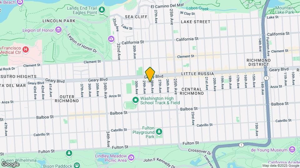 539 28th Ave Mapa y Detalles de la Ubicación